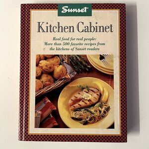 Sunset Kitchen Cabinet Cook Book Hardcover GUC